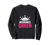 Une drôle de Reine des assurances Qui Dit Crown Sparkle Sweatshirt