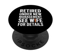 Une drôle de retraité sous Une Nouvelle Direction voit sa Femme dire PopSockets PopGrip Adhésif