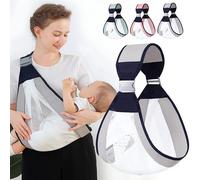 Une Écharpe Grise, Porte-Bébé Réglable, Sangle De Hanche Pour Demi-Sac Pour Bébé, Économie De Main-D'¿Uvre À Une Épaule, Coton Naturel, Convient Aux Nouveau-Nés Aux Jeunes Enfants, Poids Ne Dépassant 