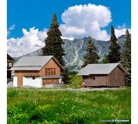 Une écurie avec une grange de montagne - KIBRI 36817 - Z 1/220