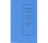 Une enquête aux pays du Levant