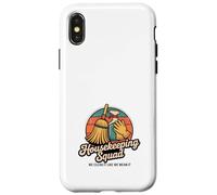 Une équipe de ménage Amusante, Nous la nettoyons, Une Femme de ménage Coque pour iPhone X/XS