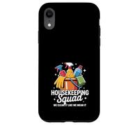 Une équipe de ménage Amusante, Nous la nettoyons, Une Femme de ménage Coque pour iPhone XR