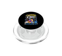 Une équipe de Nettoyage Amusante, Nous Le nettoyons comme Nous Le pensons PopSockets PopGrip pour MagSafe