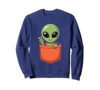 Une équipe de Recherche paranormale drôle sur l'observation d'extraterrestres dans Une Poche Sweatshirt