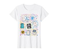 Une équipe d'imagerie médicale Mignonne de Kawaii X Ray Tech en radiologie T-Shirt Graphique avec Valeur, Femme, Blanc, L