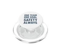 Une équipe, Un Objectif - Sécurité Toujours | Cadeau de Campagne du Nouvel an PopSockets PopGrip pour MagSafe