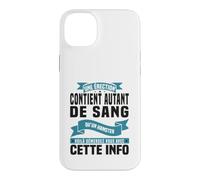Une Érection Contient Autant de Sang Qu’Un Hamster Humour Coque pour iPhone 14 Plus