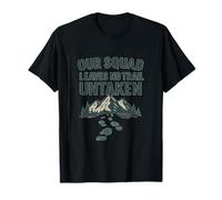 Une Escouade de randonnée ne Laisse Aucun Sentier inaperçu Adventure Design T-Shirt