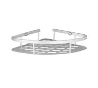 Une Étagère De Salle De Bain Triangulaire, Support De Rangement for Fournitures De Salle De Bain, Trépied Mural Noir, Support De Rangement De Salle De Bain, Rangement(White 1pcs)