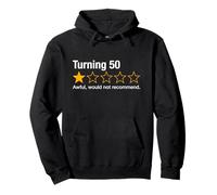 Une étoile à 50 Ans ne recommanderait Pas Funny 50th Birthday Sweat à Capuche