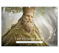 Une étrange forêt - Le monde surprenant des sous-bois (Calendrier mural 2026 DIN A2 horizontal), CALVENDO calendrier mensuel