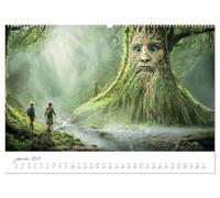 Une étrange forêt - Le monde surprenant des sous-bois (calendrier mural haut de gamme 2027 DIN A2 vertical), CALVENDO calendrier mensuel