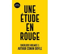 Une étude en rouge Sherlock Holmes 1 - Grands caractères - Sir Arthur Conan Doyle - Samarkand - broché - Roman