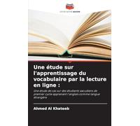 Une étude sur l'apprentissage du vocabulaire par la lecture en ligne