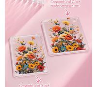 Une étui Kobo purement beau, frais et charmant, en matériau TPU transparent offrant une protection anti-chute. Motif de la série d'éléments roses. Convient aux liseuses Kobo. Cadeau romantique. Plante