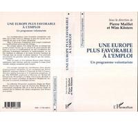 Une Europe plus favorable à l'emploi - Philippe Maillet - L'harmattan - broché - Livre