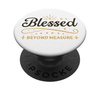 Une famille bénie au-delà de toute mesure Une famille bénie qui bénit la foi PopSockets PopGrip Adhésif
