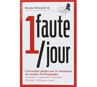 Une faute par jour - le livre officiel