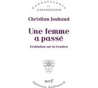 Christian Jouhaud – Une femme a passé – Méditation sur la Gradiva