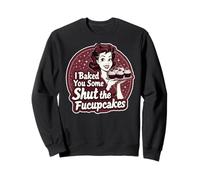 Une femme au foyer vintage drôle, je t'ai préparé des cupcakes Sweatshirt