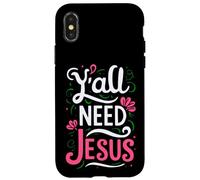 Une Femme Dont Vous Avez Tous Besoin de Jésus, Une adepte drôle de la Bible de la Foi chrétienne Coque pour iPhone X/XS