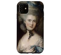 Une Femme en Bleu Thomas Gainsborough Rococo Art Peinture Coque pour iPhone 11