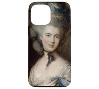 Une Femme en Bleu Thomas Gainsborough Rococo Art Peinture Coque pour iPhone 13 Pro Max