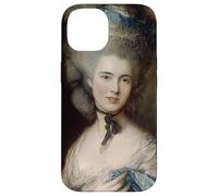 Une Femme en Bleu Thomas Gainsborough Rococo Art Peinture Coque pour iPhone 14