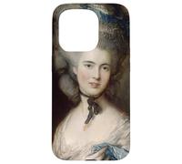 Une Femme en Bleu Thomas Gainsborough Rococo Art Peinture Coque pour iPhone 15 Pro