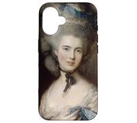 Une Femme en Bleu Thomas Gainsborough Rococo Art Peinture Coque pour iPhone 16