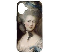 Une Femme en Bleu Thomas Gainsborough Rococo Art Peinture Coque pour iPhone 16 Plus