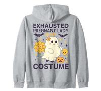 Une Femme Enceinte épuisée est Mon Costume de fantôme Floral Sweat à Capuche