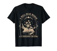 Une Femme Gothique Celestial Reader féministe Mouvement Bien lu T-Shirt