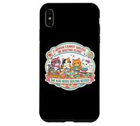 Une Femme ne Peut Pas survivre Seule en quiltant des Chats drôles Coque pour iPhone XS Max