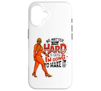 Une Femme Noire, Peu Importe à Quel Point Cela Peut être Difficile, Je Vais y Arriver Coque pour iPhone 16