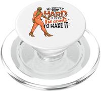 Une Femme Noire, Peu Importe à Quel Point Cela Peut être Difficile, Je Vais y Arriver PopSockets PopGrip pour MagSafe