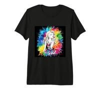 Une Femme Romantique Jette Un Baiser T-Shirt Haut de Gamme
