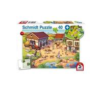 Puzzle Une ferme joyeuse - 40 pcs - SCHMIDT SPIELE - Animaux - Enfant - 4 ans et plus