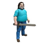 Une figure d'action de film Minecraft Steve 10 cm Mattel