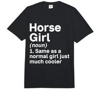 Une Fille à Cheval comme Une Fille Normale, Juste Une Fille à Cheval Beaucoup Plus Cool Comfort Colors Adult Heavyweight T-Shirt