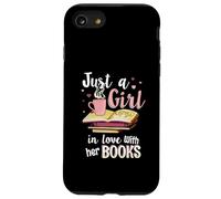 Une Fille Amoureuse de Ses Livres pour Les Amateurs de Livres Coque pour iPhone SE (2020) / 7/8