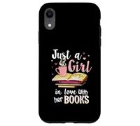 Une Fille Amoureuse de Ses Livres pour Les Amateurs de Livres Coque pour iPhone XR
