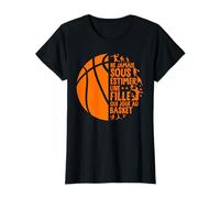 Une Fille Au Basket Drôle Joueur De Basketball T-Shirt
