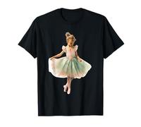 Une fille danse une charmante ballerine, un joli ballet lyrique et musical T-Shirt