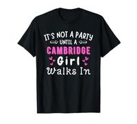 Une fille de Cambridge fait la fête sur la côte est du Massachusetts T-Shirt