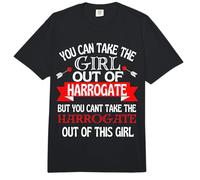 Une Fille de Harrogate ne Peut Pas la Faire Sortir de Harrogate Comfort Colors Adult Heavyweight T-Shirt