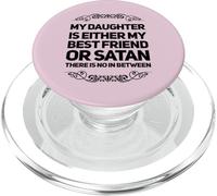 Une Fille drôle, Soit Mon Meilleur ami, la fête des Parents, Papa, Maman PopSockets PopGrip pour MagSafe