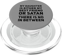Une Fille drôle, Soit Mon Meilleur ami, la fête des Parents, Papa, Maman PopSockets PopGrip pour MagSafe