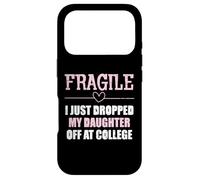 Une Fille Fragile a abandonné l'université, Dicton Amusant : Maman, Femmes Coque pour iPhone 17 Pro